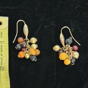 Elegant Multicolor Beaded Earrings